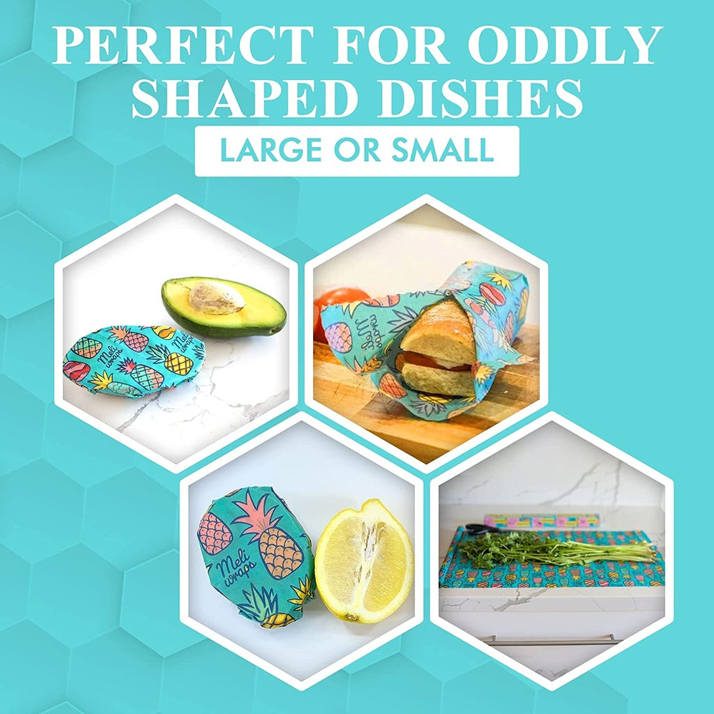 MELIWRAP Wrap Food Bee Pineapple Roll 1c