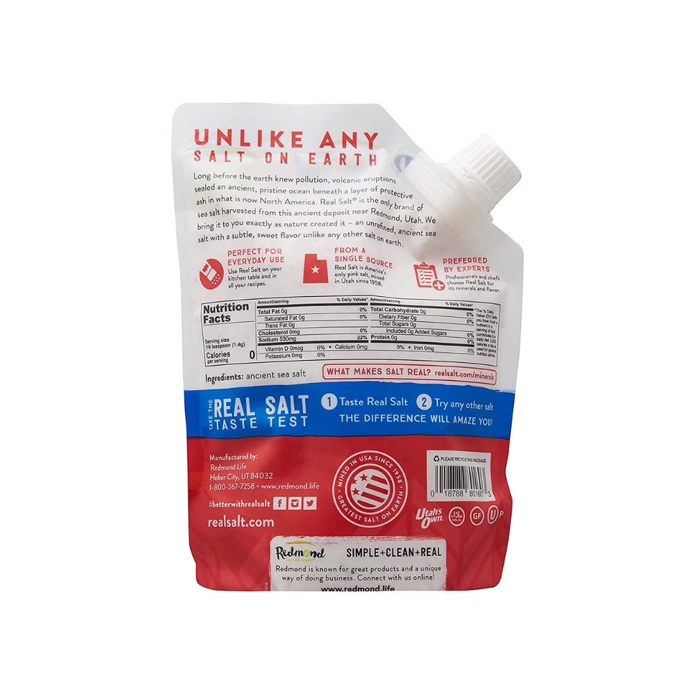 Redmond Real Salt Sea Salt Kosher 16oz