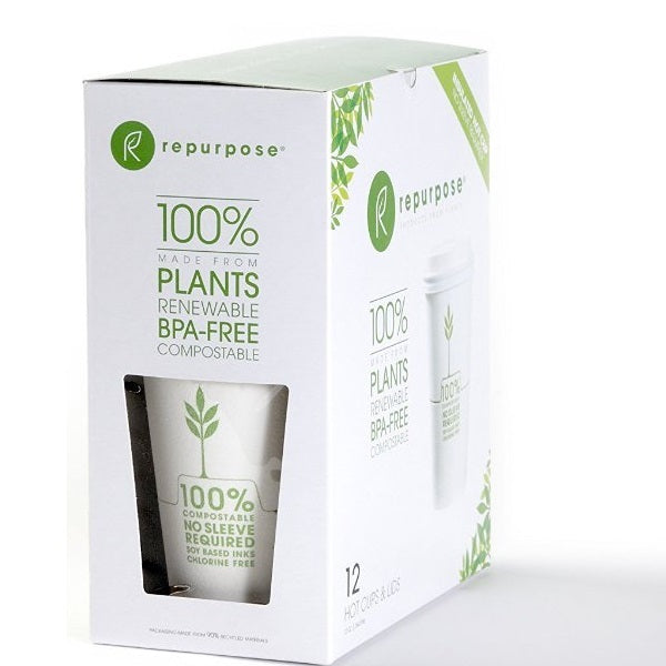 Repurpose Cup Hot Lids 12oz 12c