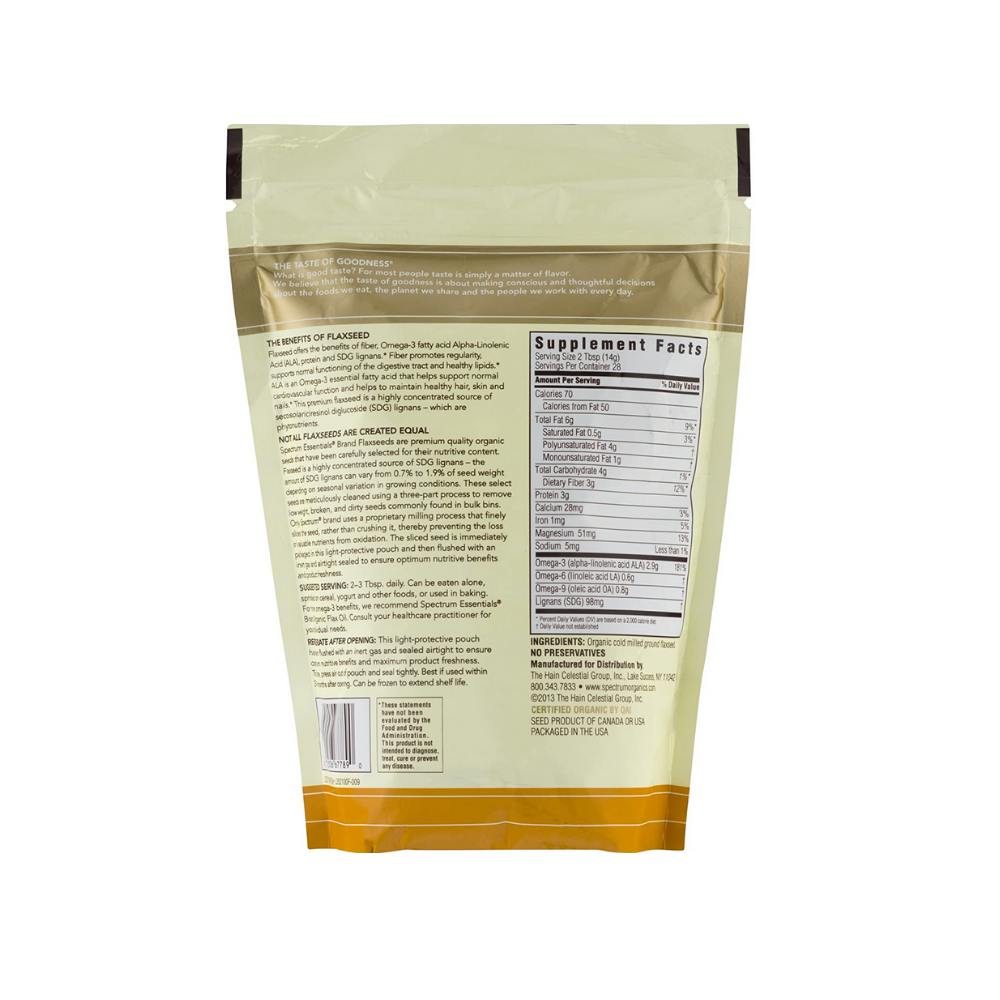Spectrum Flax Seed Ground OG 14oz