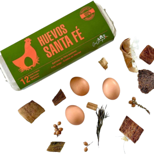 Santa Fe Huevos de Pastoreo Marrones 12c