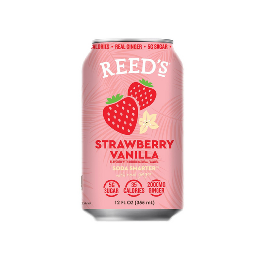Reed's Strawberry Vanilla Ginger Soda 12fl oz