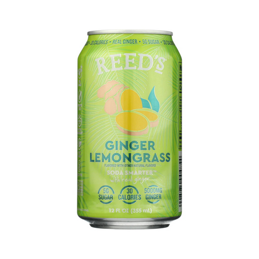 Reed's Ginger Lemongrass Functional Soda OG 12fl oz