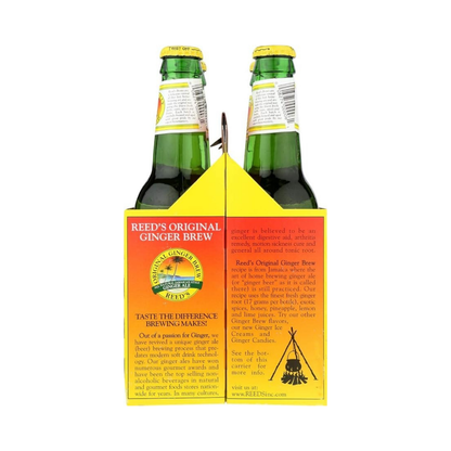 Reed's Ginger Brew Jamaican Style Ginger Soda 4c