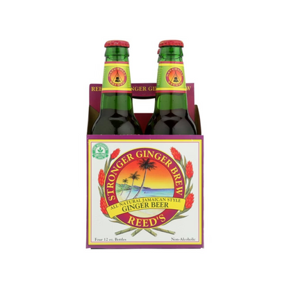 Reed's Stronger Ginger Beer Ginger Brew 4c