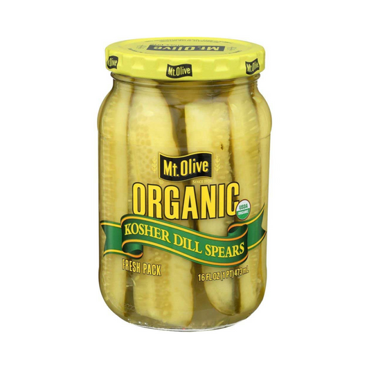 Mt Olive Organic Dill Spears 16oz