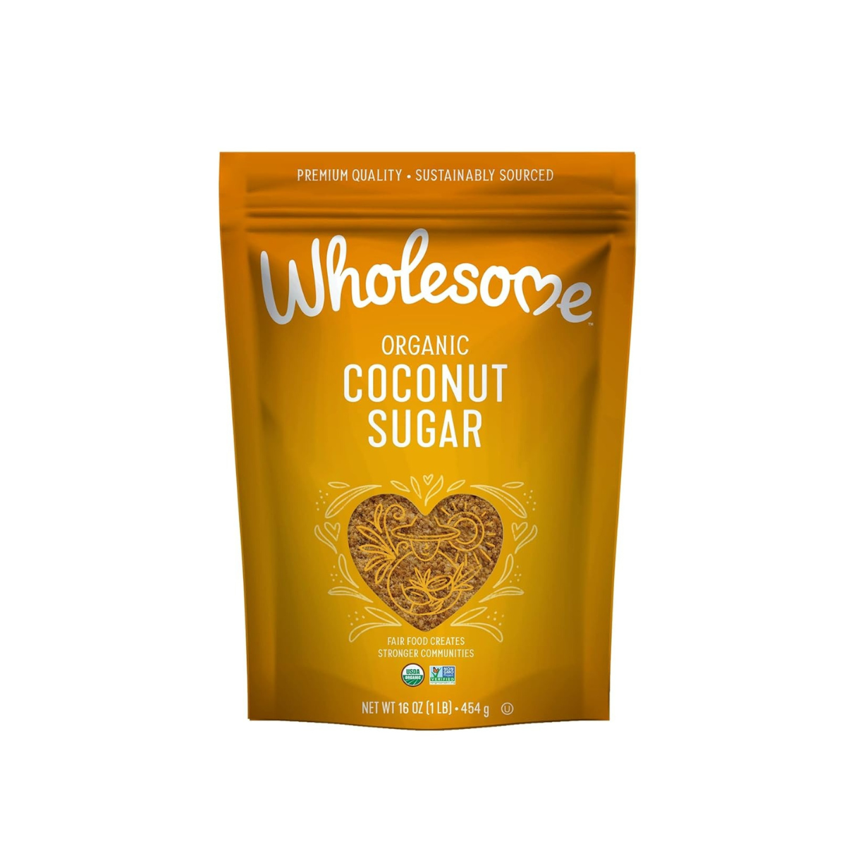Wholesome Organic Coconut Palm Sugar 16oz