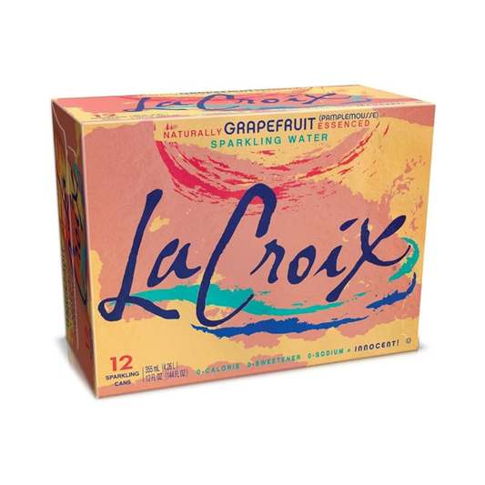 LaCroix Pamplemousse Sparkling Water 12c