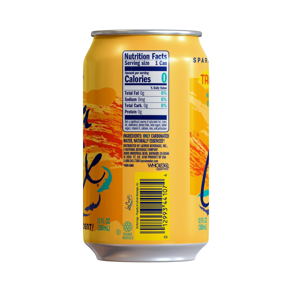 La Croix Tangerine Sparkling Water 12c