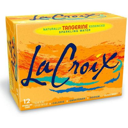 La Croix Tangerine Sparkling Water 12c
