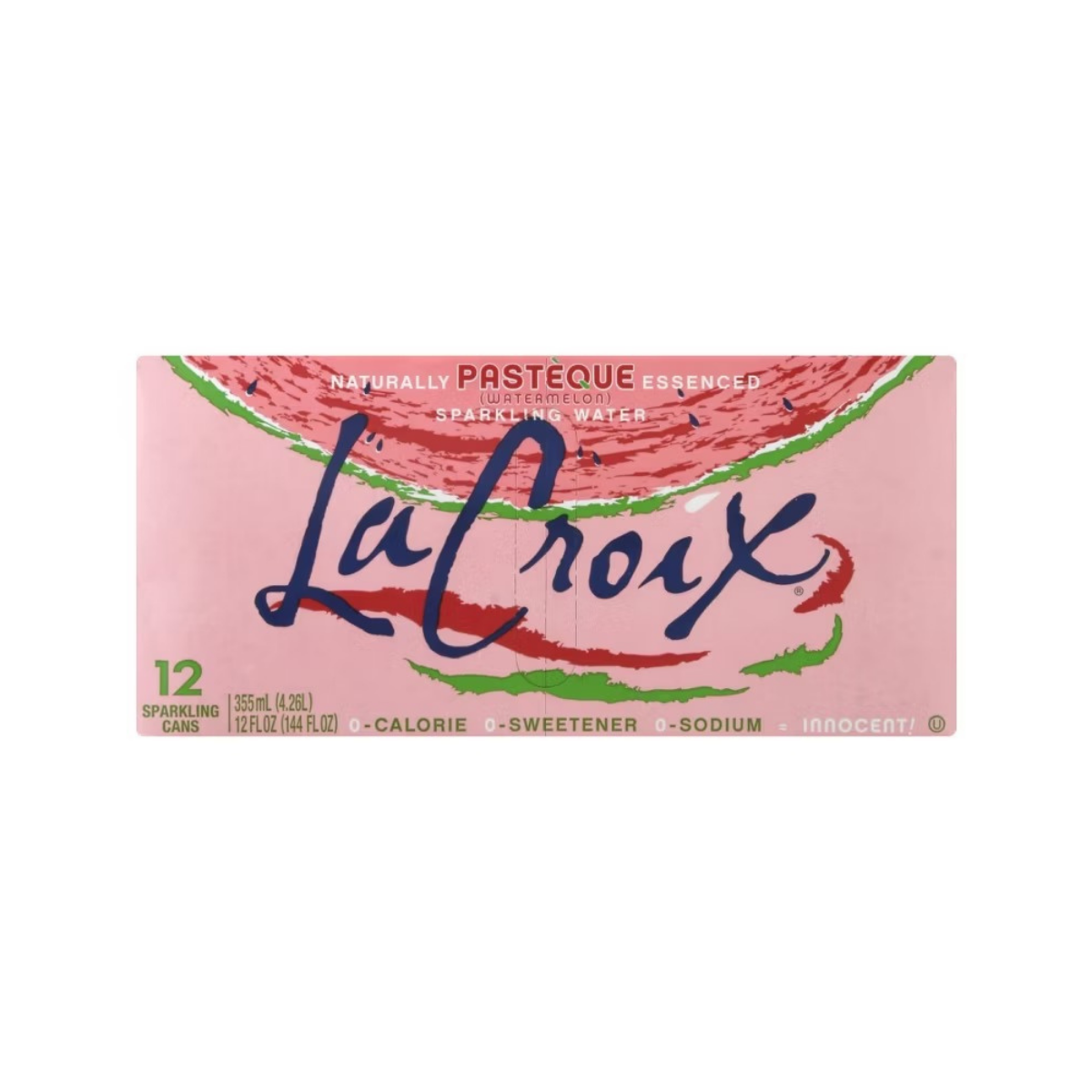 La Croix Watermelon Sparkling Water 12c