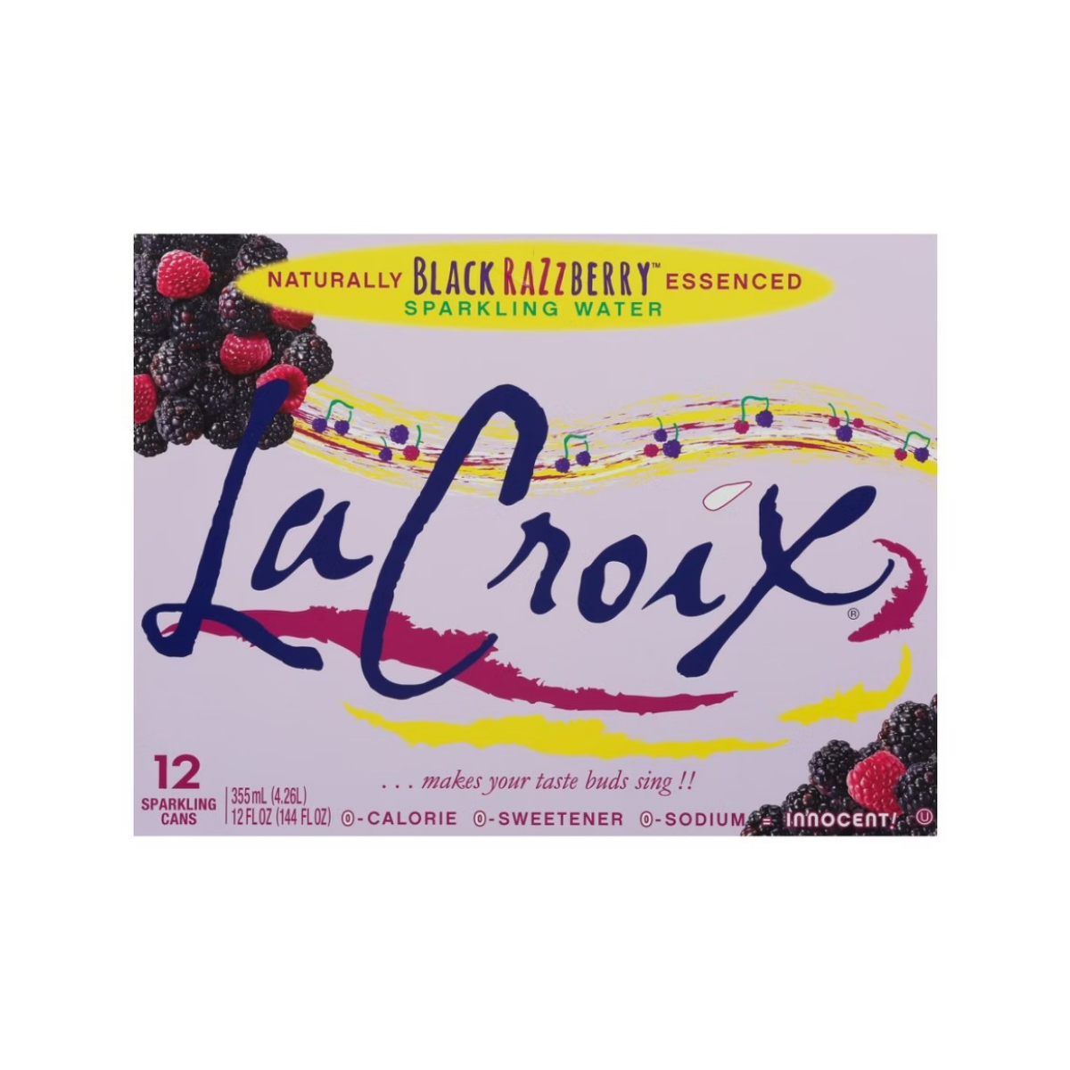 La Croix Black Razzberry Sparkling Water 12c