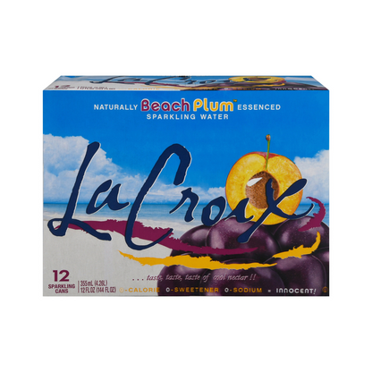Lacroix  Sparkling Water Beach Plum 12c