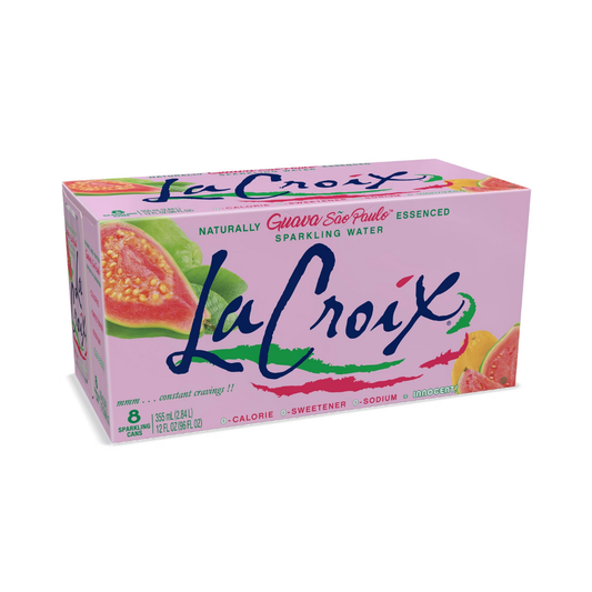LaCroix Sparkling Water Guava Sao Paulo 8c