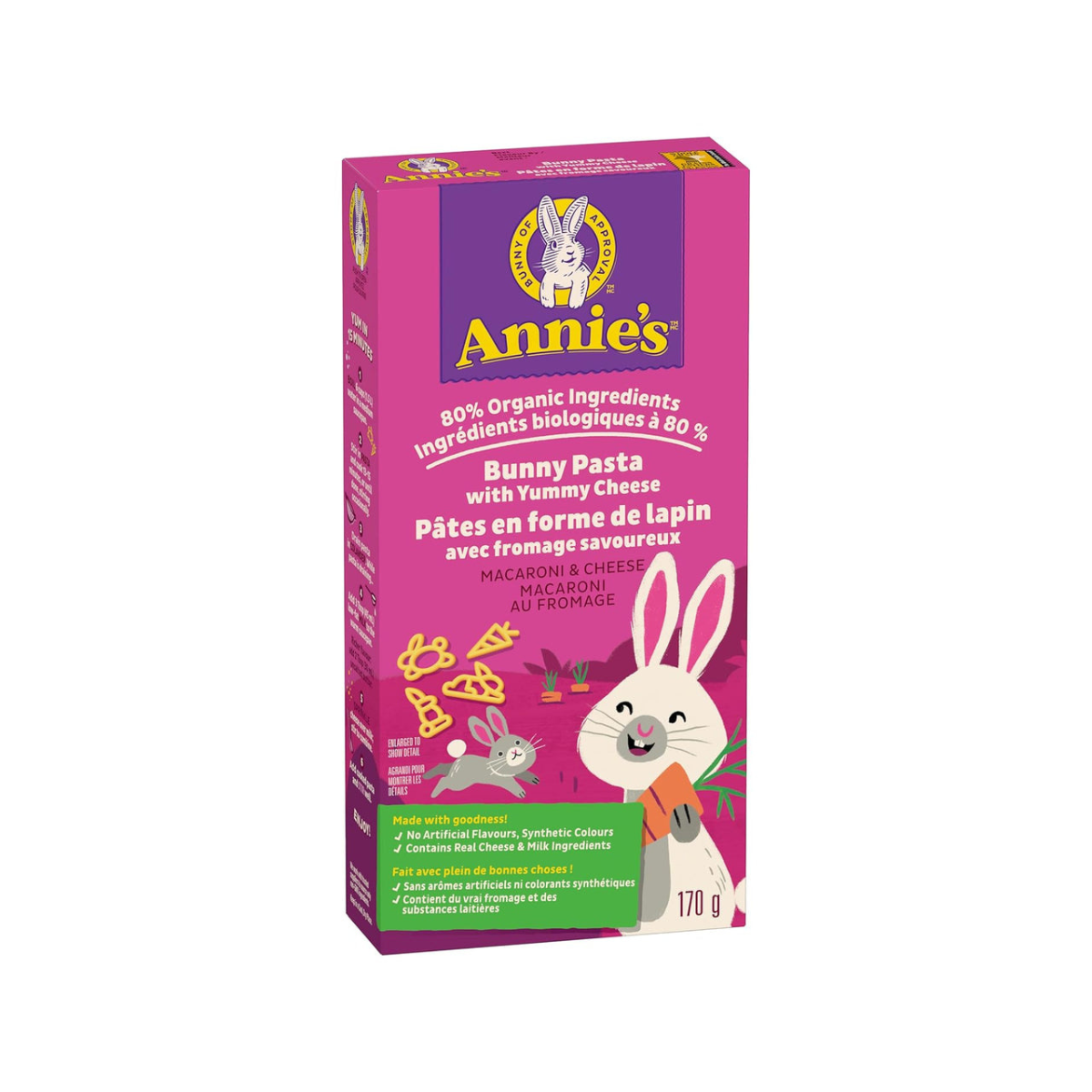 Annie's Homegrown Macaroni & Cheese Bunny Pasta