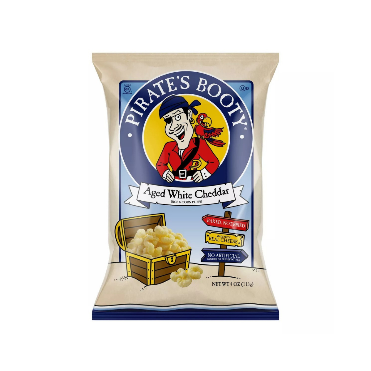 Pirate's Booty Aged White Cheddar Cheese Puffs 4oz
