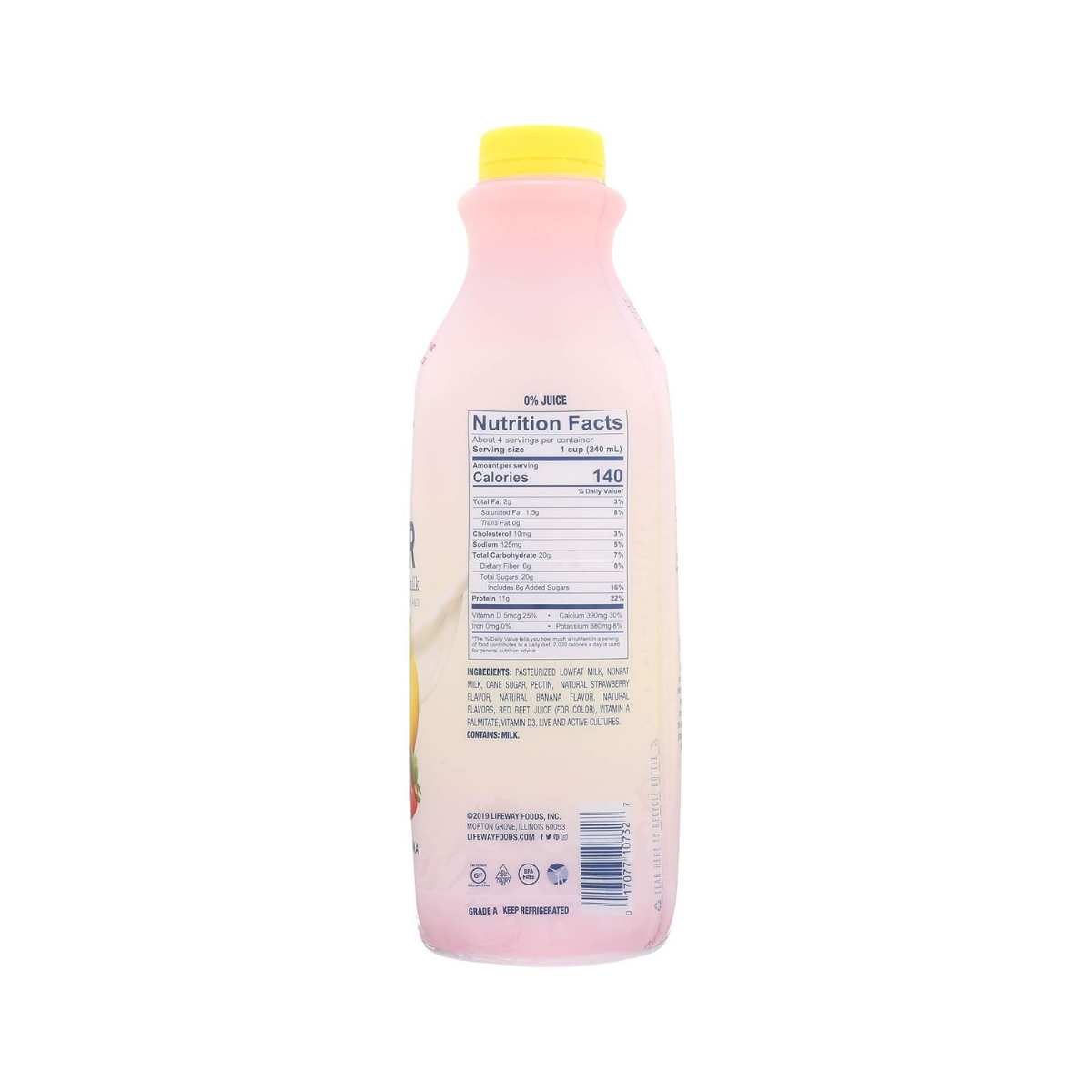Lifeway Strawberry Banana Lowfat 32oz