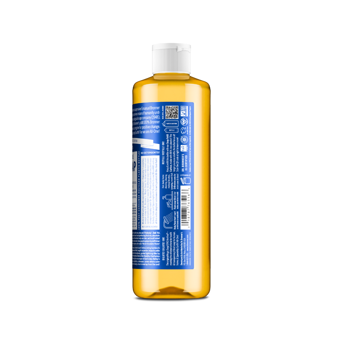 Dr. Bronner's Peppermint Liquid Soap 16oz