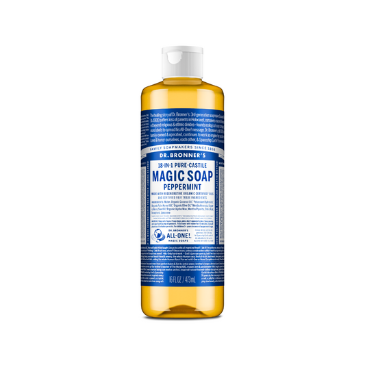 Dr. Bronner's Peppermint Liquid Soap 16oz