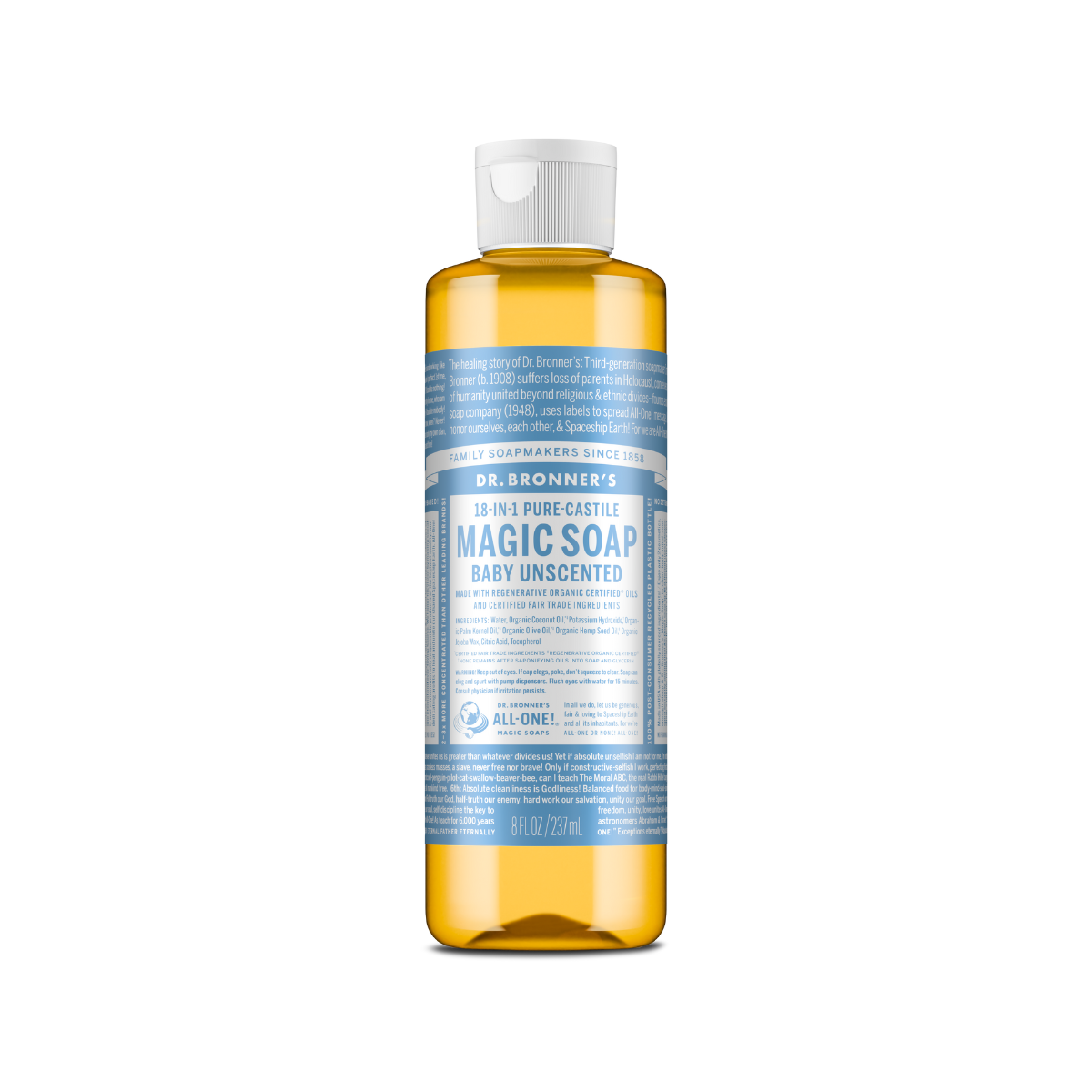 Dr. Bronner's Soap Baby Mild Liquid 8oz