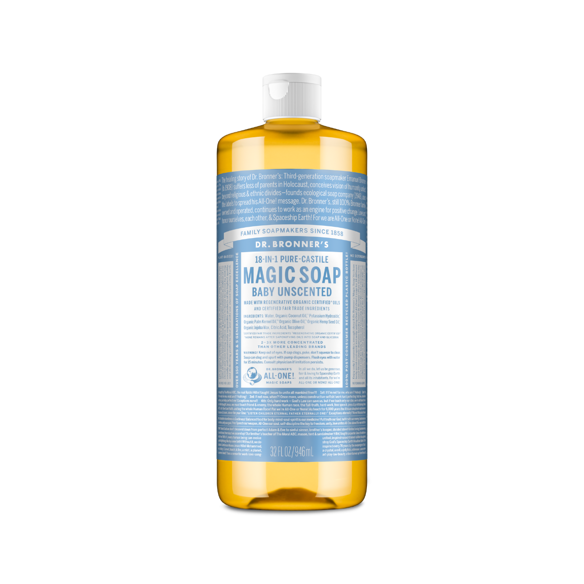 Dr. Bronner's Baby Liquid Soap 32oz