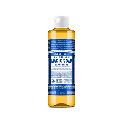 Dr. Bronner's Soap Peppermint Liquid 8oz