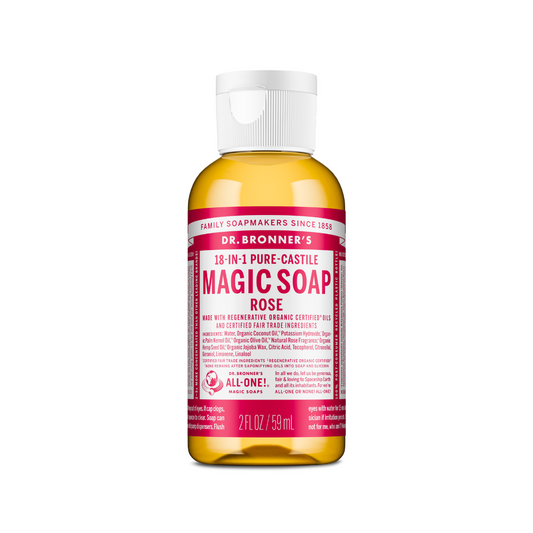Dr. Bronner's Soap Rose Liquid 2oz