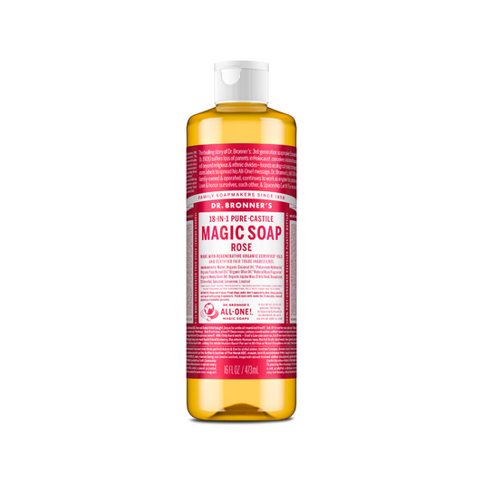Dr. Bronner's Soap Rose Liquid 16oz