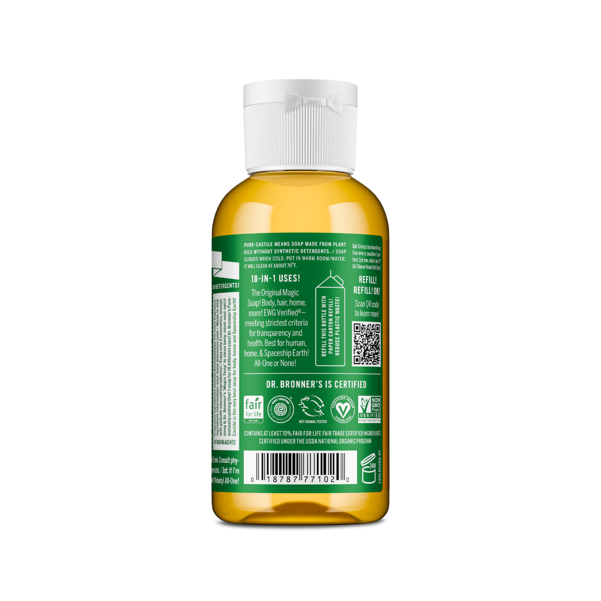 Dr. Bronner's Soap Green Tea Liquid 2oz