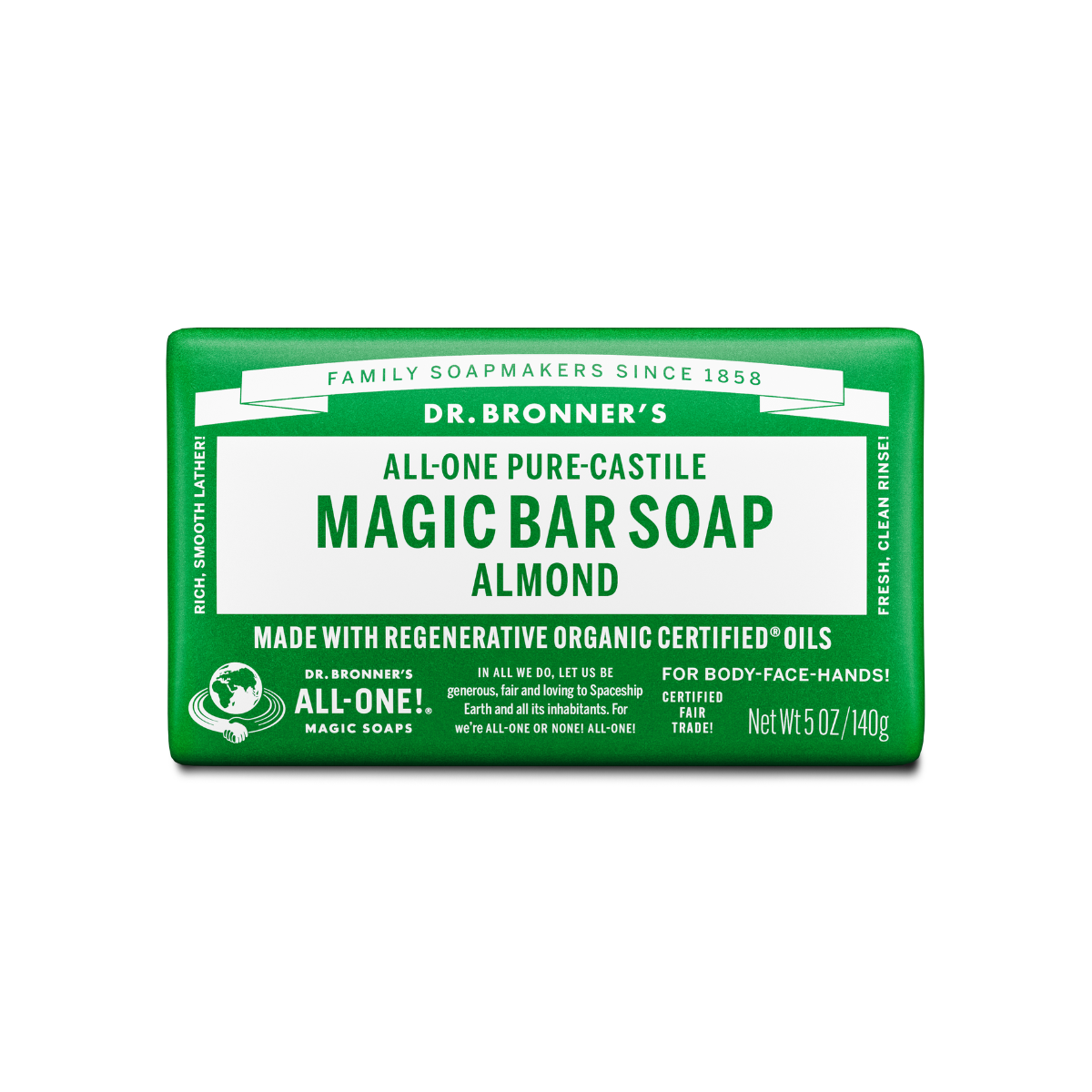 Dr. Bronner's Soap Almond Bar