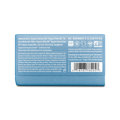 Dr. Bronner's Baby Unscented Pure Castile Bar Soap 5oz