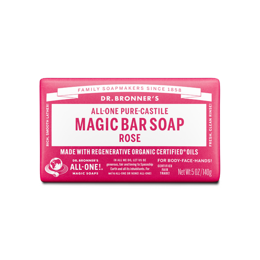 Dr. Bronner's Rose Bar Soap