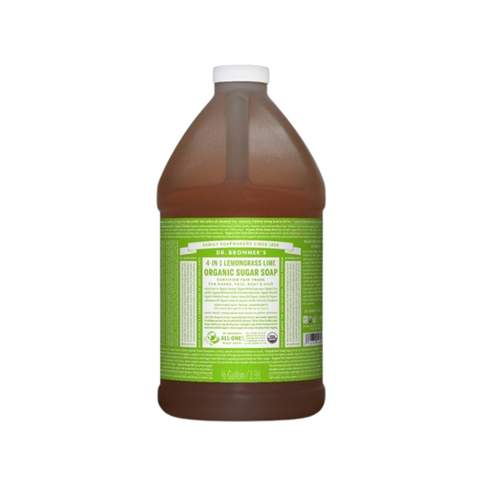 Dr. Bronner's Soap Pump Lemongrass Ref OG 64oz