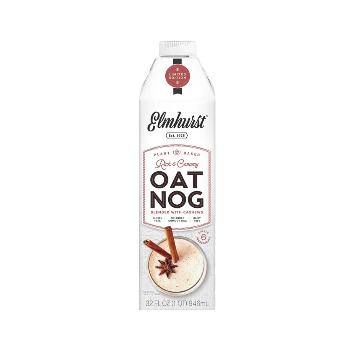 Elmhurts Oat Nog Cashewmilk Blend 32fz