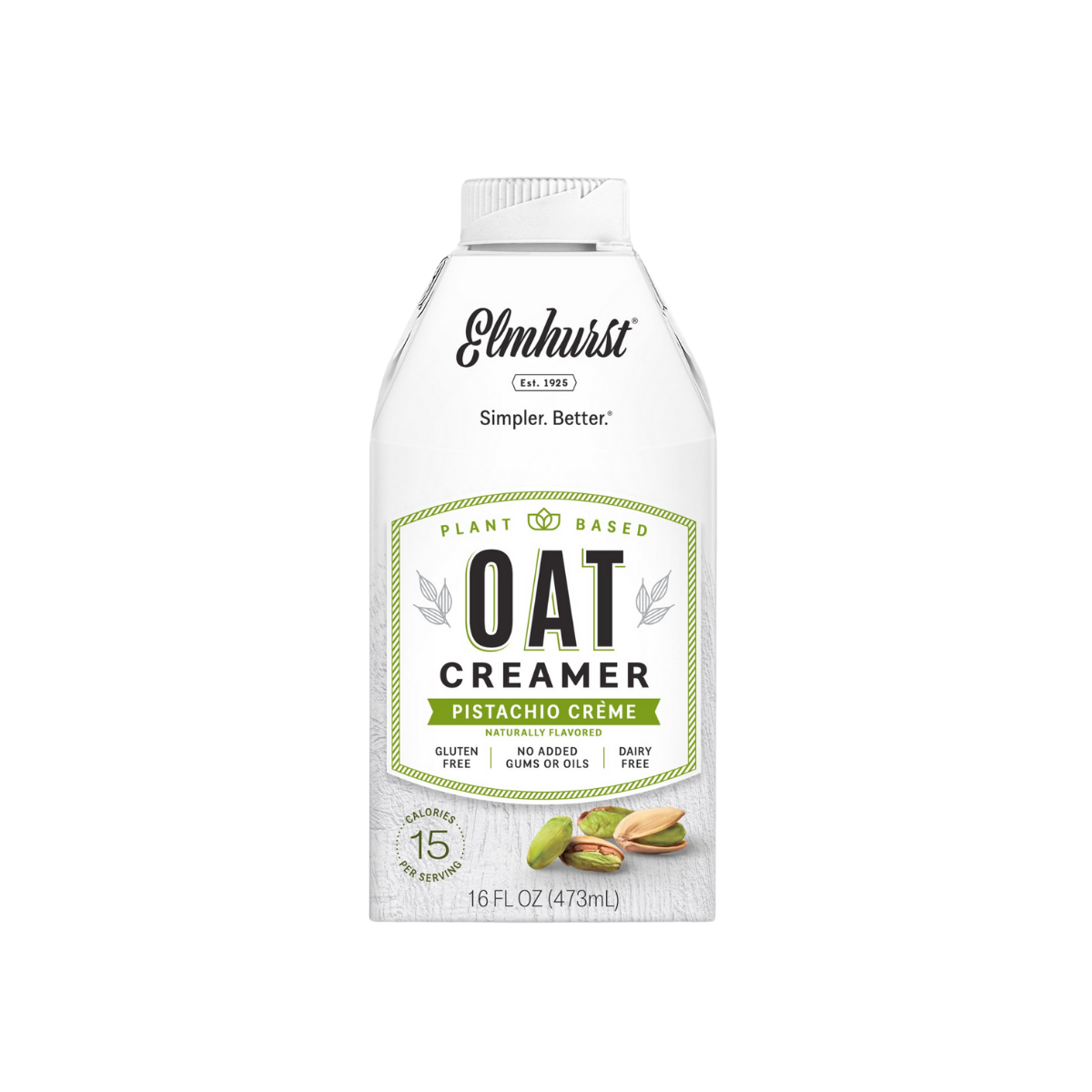 Elmhurst Pistachio Creme Oat Creamer 16oz