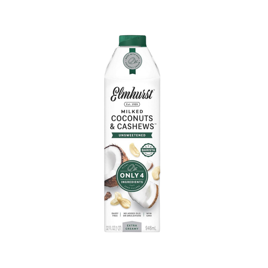 Elmhurst Unsweetened Coconuts & Cashews Milk 32oz