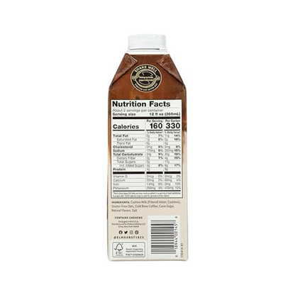 Elmhurst Cashew Latte Caramel Cashew 25.4oz