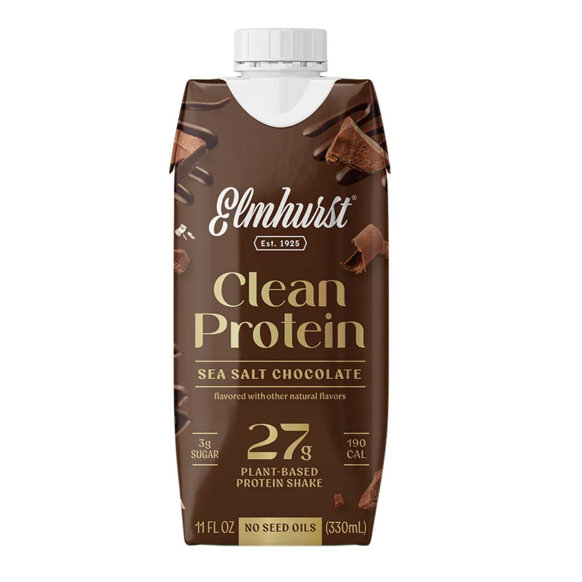 Elmhurst Clean Protein Sea Salt Chocolate 11oz