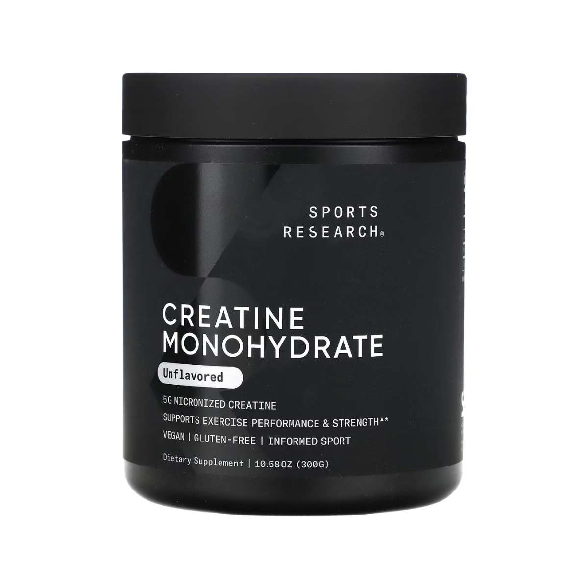 Sports Research Creatine Monohydrate Unflavored 10.58 oz