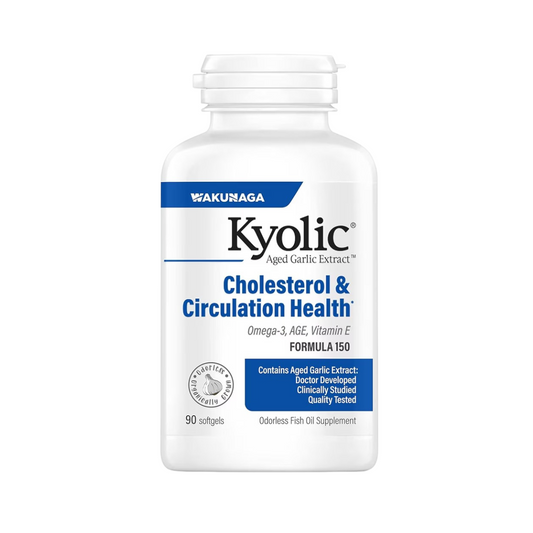 Kyolic Aged Garlic Extract Omega 3 Cholesterol & Circulation 90c