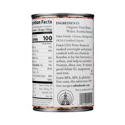 Eden Foods Organic Pinto Beans GF 15oz