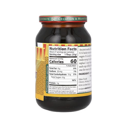 Eden Foods Organic Traditional Barley Malt Syrup 20oz