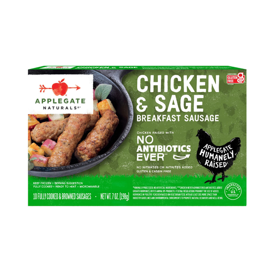 Applegate Naturals Chicken & Sage Breakfast Sausages 10c