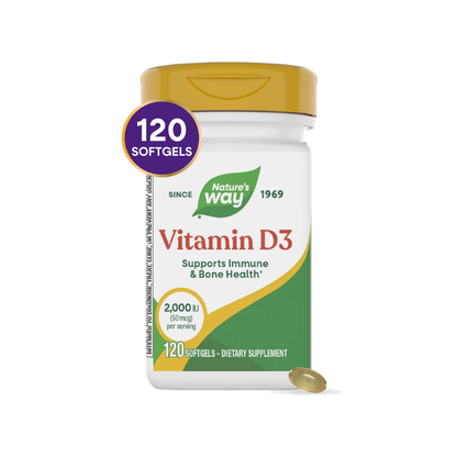 Nature's Way Vitamin D3 2000 IU 120c