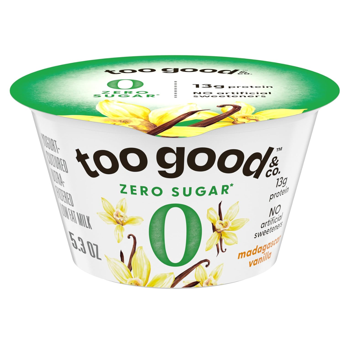 Too Good & Co. Zero Sugar Low Fat Milk Product Vanilla 5.3 oz