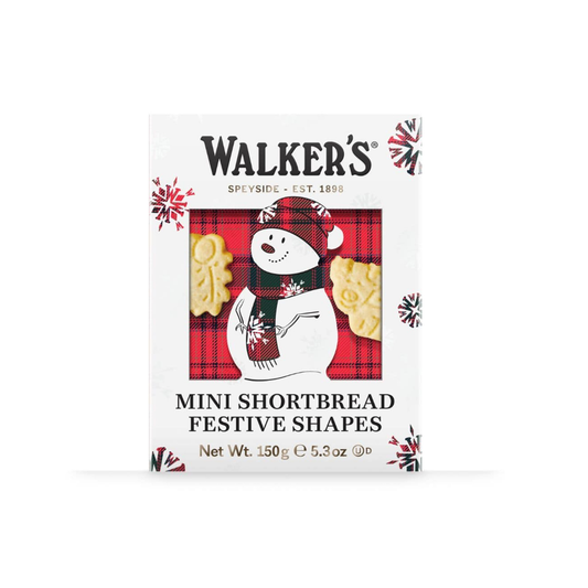 Walker's Mini Festive Shapes Snowman Box 5.3 oz.