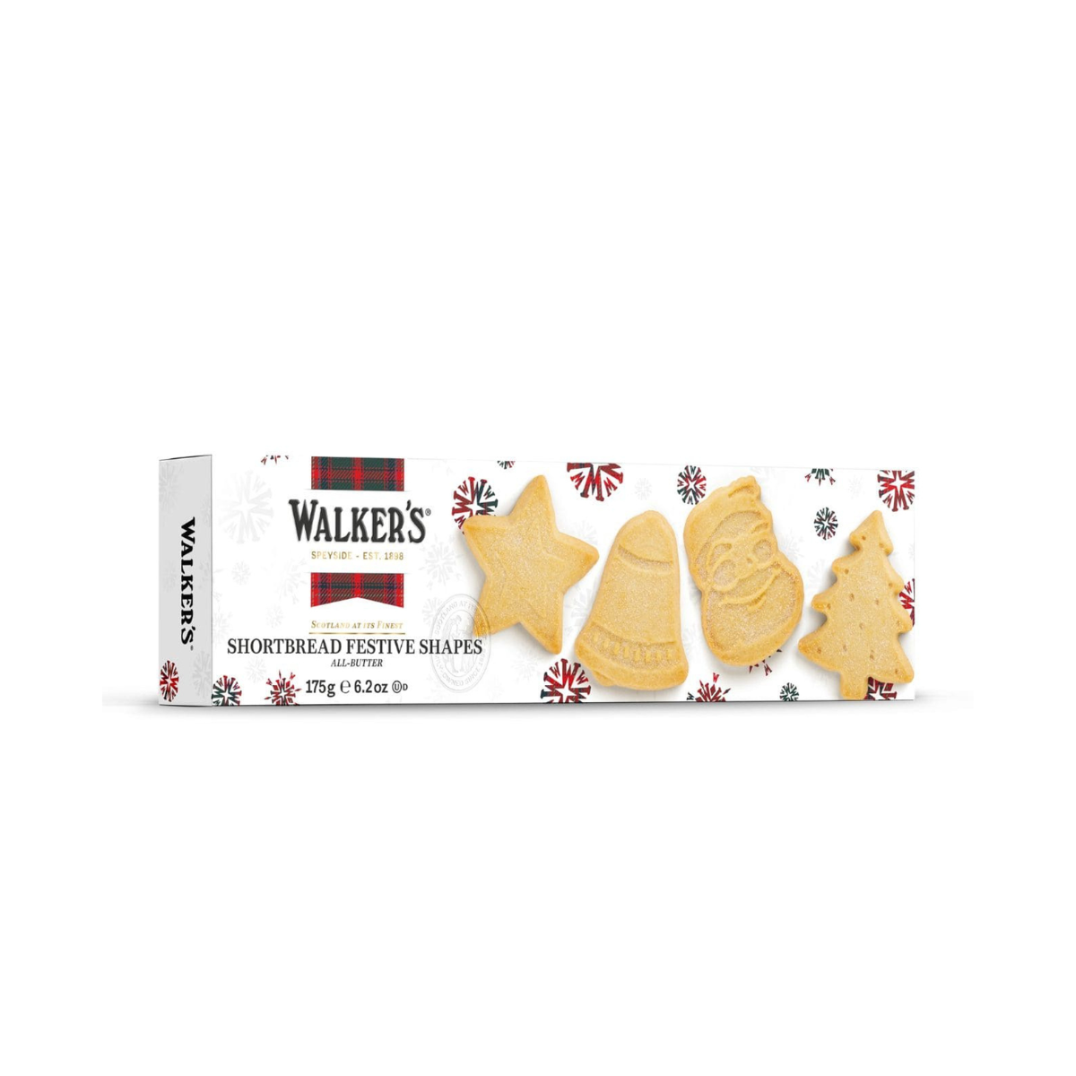 Walker's Shortbread Festive Shapes 6.2 oz