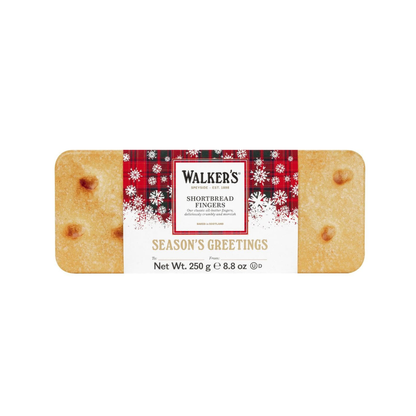 Walker's Festive Shortbread Finger Tin 8.8 oz