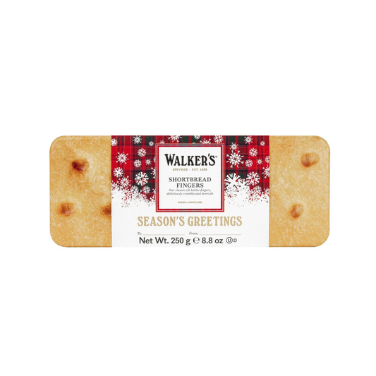 Walker's Festive Shortbread Finger Tin 8.8 oz