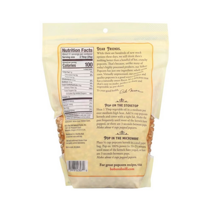 Bob's Red Mill Grain Popcorn Yellow 30oz